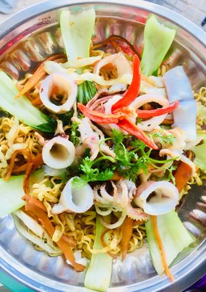 Hình của món Mì xào mực 🦑🦑.