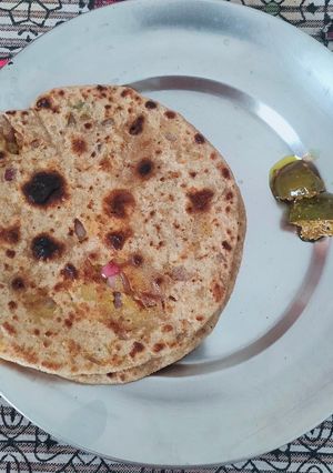 A picture of Pulao parantha.