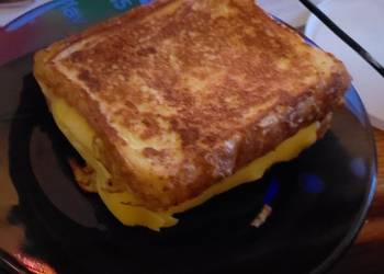 Fresh, Making Recipe Cheese burger French toast Practical Delicious Fresh, Making Recipe Cheese burger French toast Practical Delicious
