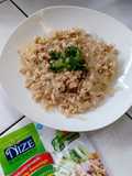 ลาบอกไก่ใส่เส้นบุก