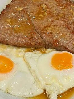 Foto de Bife da Vazia na frigideira