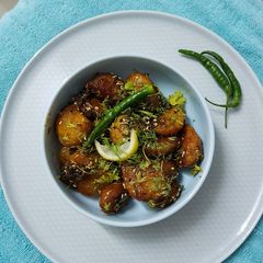 A picture of Honey Chilli Potato.