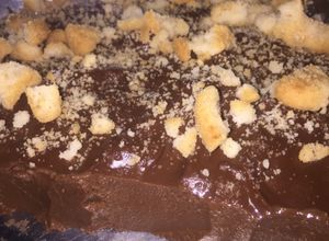 Una foto de Postre de chocolate