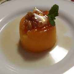 A picture of Flan de naranja.