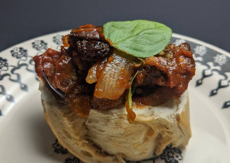 Caponata quase siciliana