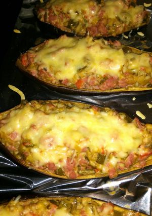 Una foto de Berengenas rellenas