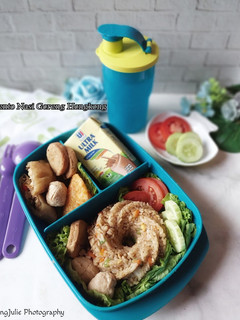 Foto resep Bento Nasi Goreng Hongkong
