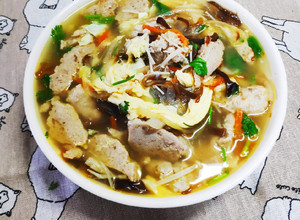 簡易家常肉羹湯 的食譜成品照片