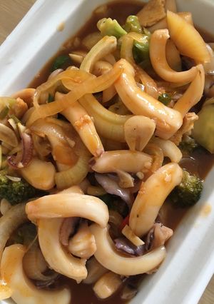 Foto resep Cumi asam manis sederhana