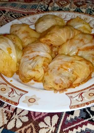 عکسی از دستور دلمه کلم