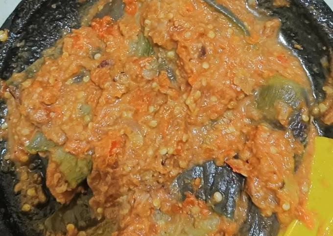 Resep 4|Sambal terong rebus kencur oleh Istty Official - Cookpad