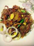 Aachari Beaf with jackfruit/ কাচা কাঠালের আচারি গোশত (fusion)