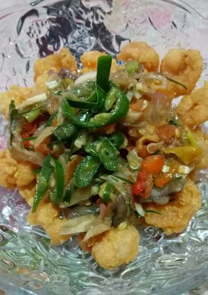 Foto resep Udang Goreng tepung Sambal Matah