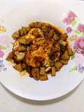 Telur Kentang Bumbu Rendang
