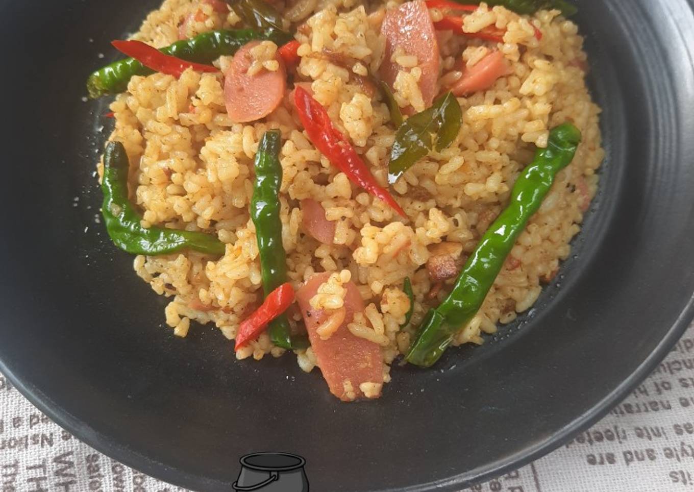 Nasi goreng kebuli_sosis