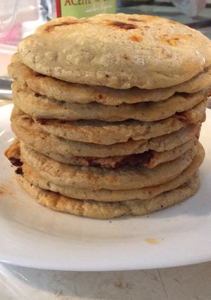 A picture of Gorditas with Pressed Pork Cracklings.