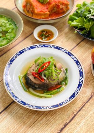 Hình của món Cá Ngừ Nấu Mẵng.