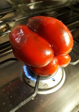 Una foto de Pimiento en aceite Express