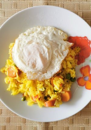 Una foto de Arroz a la Jardinera
