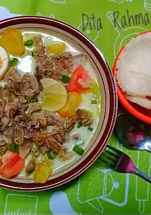 Foto resep Soto Betawi Kuah Santan Susu