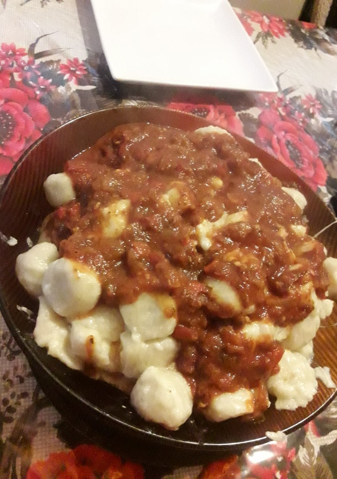Una foto de Ñoquis rellenos