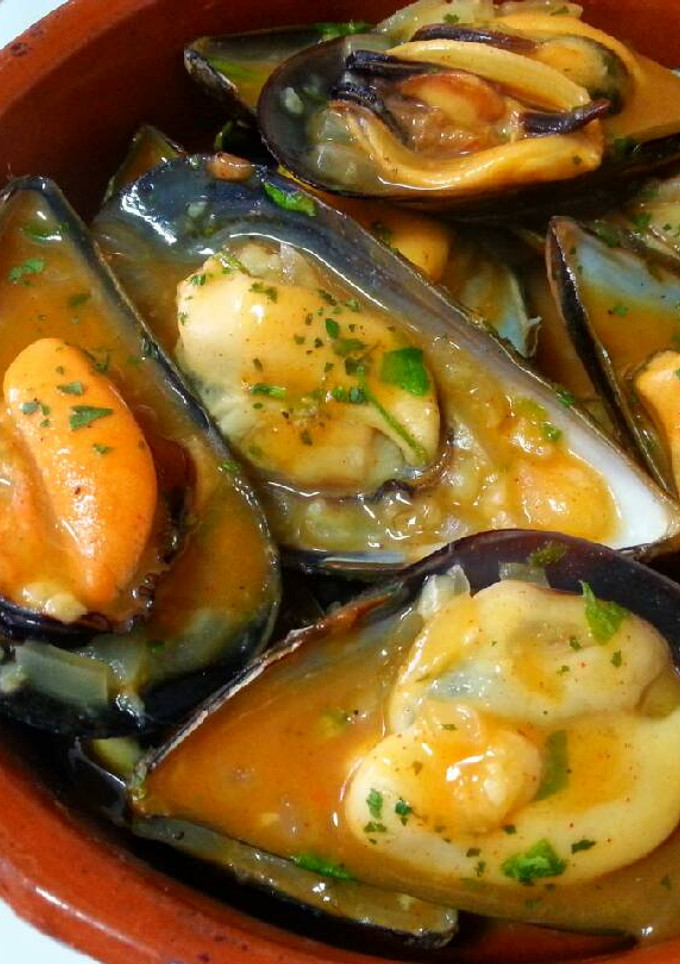 Una foto de Mejillones a la marinera