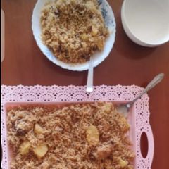 A picture of Chicken and potato Pulao.