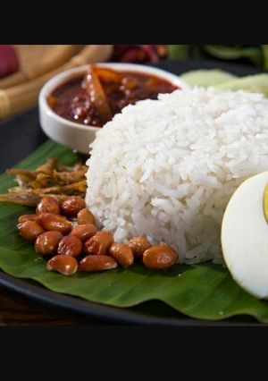 Foto resep Nasi Lemak sederhana