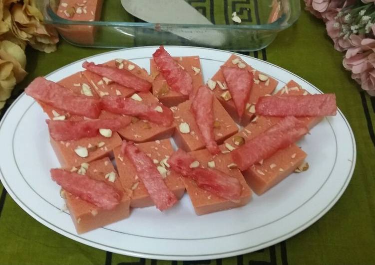 Recipe of Ultimate Watermelon Pudding