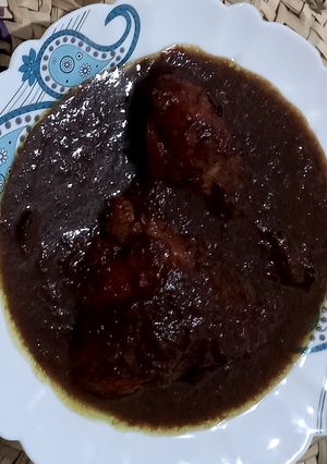 عکسی از دستور مرغ ترش