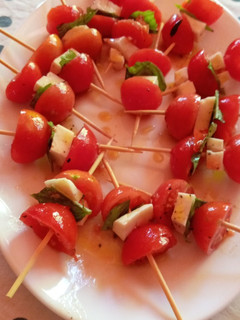 Una foto de Brochetas de cocktail