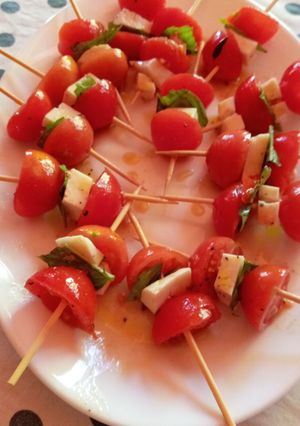 Una foto de Brochetas de cocktail
