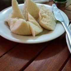 A picture of Ugali (buttered ugali).