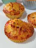 Muffins de choclo, cebolla y morrón. + 6 meses BLW -Ideal viandas