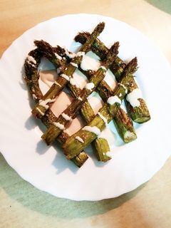 Una foto de Trigueros confitados con salsa rosa
