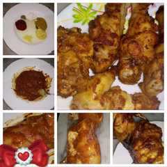 دجاج محمر في الفرن🍗😋-レシピのメイン写真