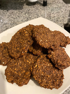 Una foto de Galletas avena, cacao y plátano