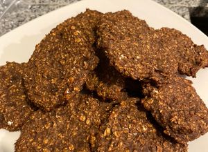 Una foto de Galletas avena, cacao y plátano