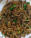 Cá vụn xào bắp chuối