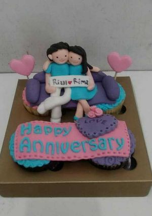 Foto resep Cupcake fondant