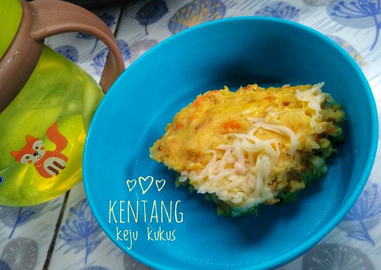 Kentang keju kukus #mpasi12month