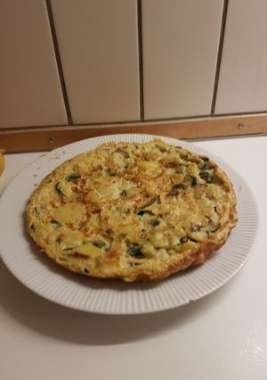 Una foto de Tortilla de verdura