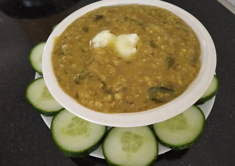 My Daughter love Lentil spinach soup