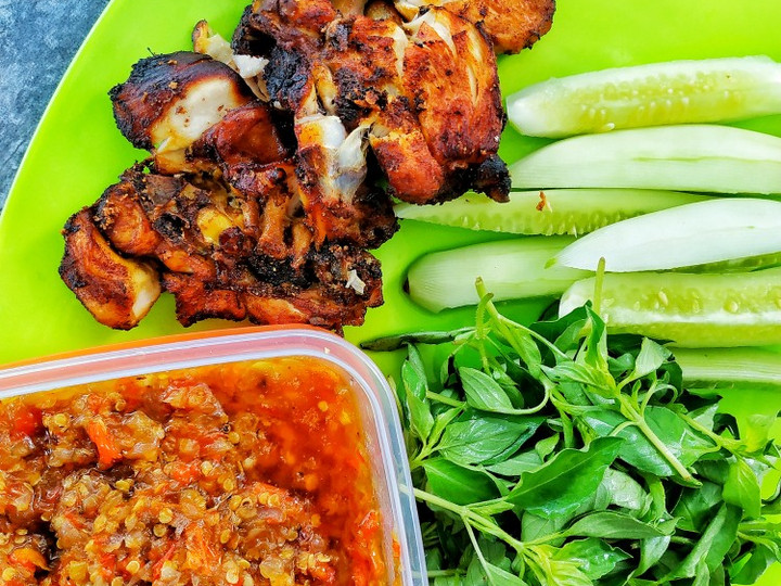 Standar Resep gampang bikin Ayam Bakar ala Kalasan Sambal Bawang yang menggugah selera