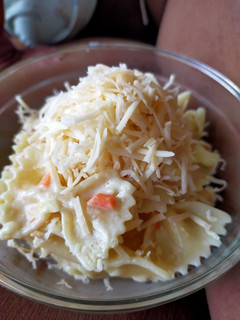 Foto resep Farfalle macaroni carbonara ala saya