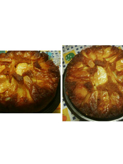 Una foto de Tarta de manzana invertida, súper fácil !!