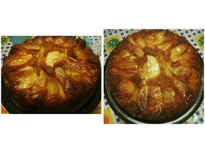 Una foto de Tarta de manzana invertida, súper fácil !!