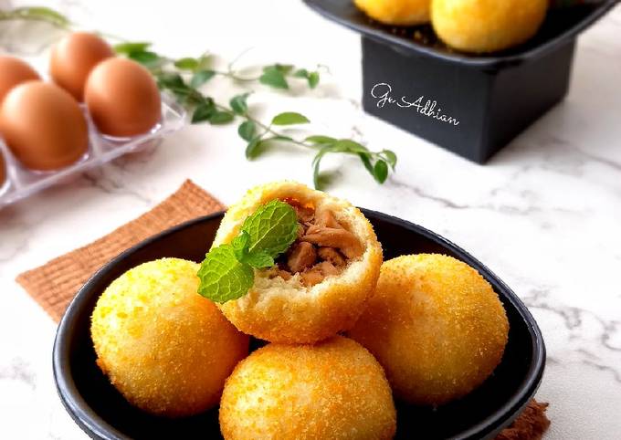 Cara Bikin Roti Goreng Isi Ayam Praktis