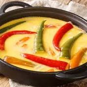 A picture of Ema Datshi (chili and cheese stew) (Bhutan).