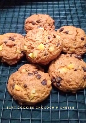 Foto resep Soft Cookies Chocochip Cheese🍫🧀🍪